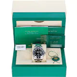 Black Dial Watch - Silver-41MM