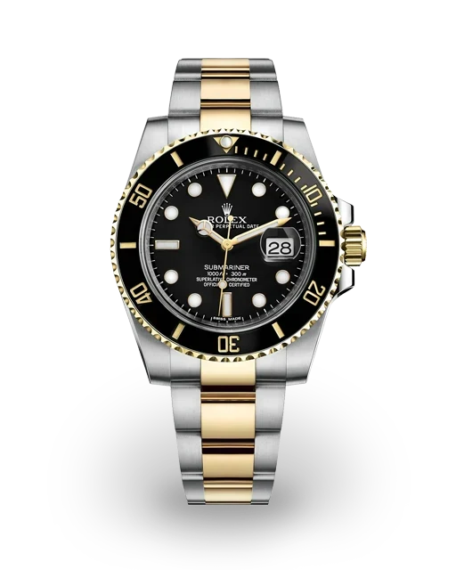 Black Dial Watch - Gold-40MM