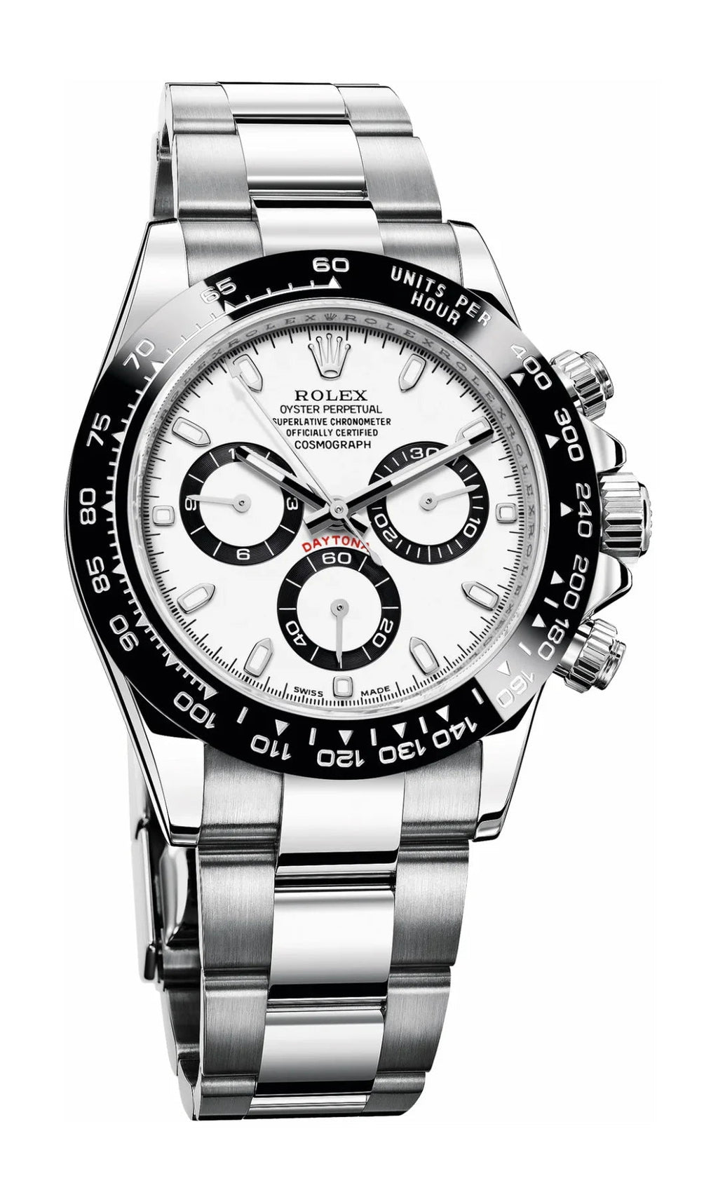 White panda dial - silver strap -40MM
