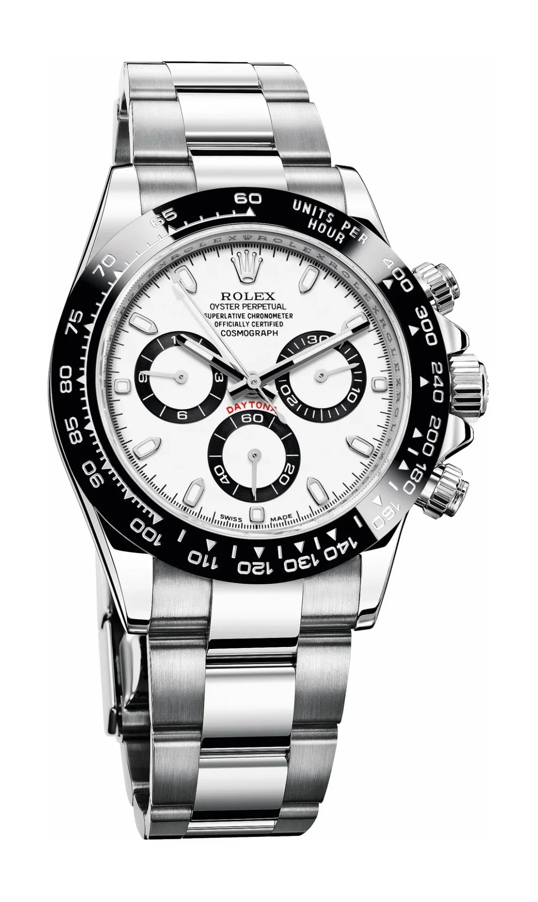 White panda dial - silver strap -40MM