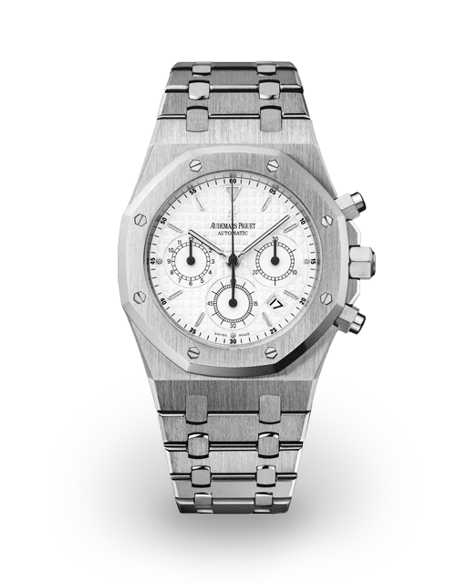 Silver 904L steel white dial - Watch - 39 mm