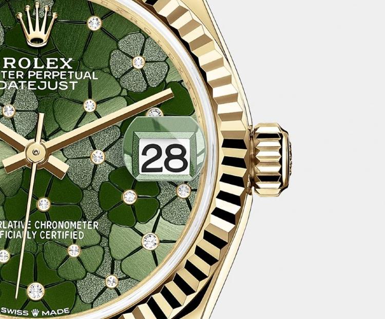 Olive Green Dial Watch - Gold - 31MM
