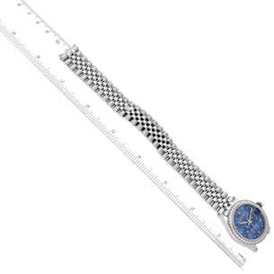 Sky blue dial watch -Silver-31MM