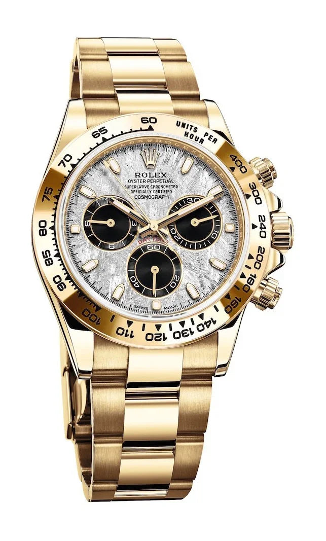Silver grey dial - gold strap - 40MM