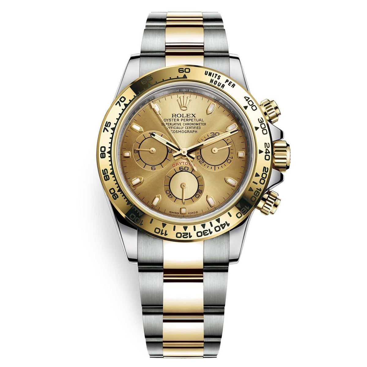 Gold dial - Gold bracelet - 40 mm