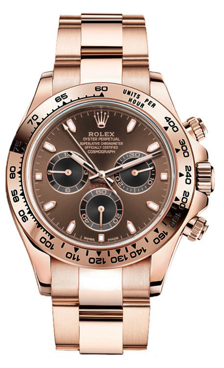 Pink brown dial - Gold strap - 40MM