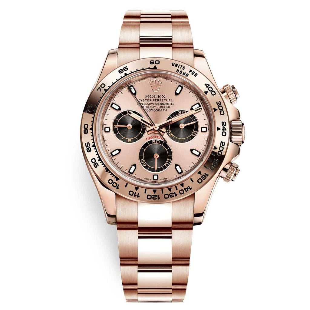 Pink dial - Gold strap - 40 mm