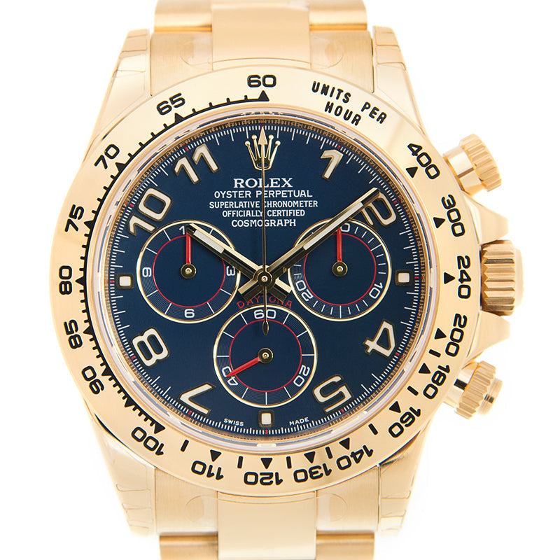Blue dial - Gold strap -40MM