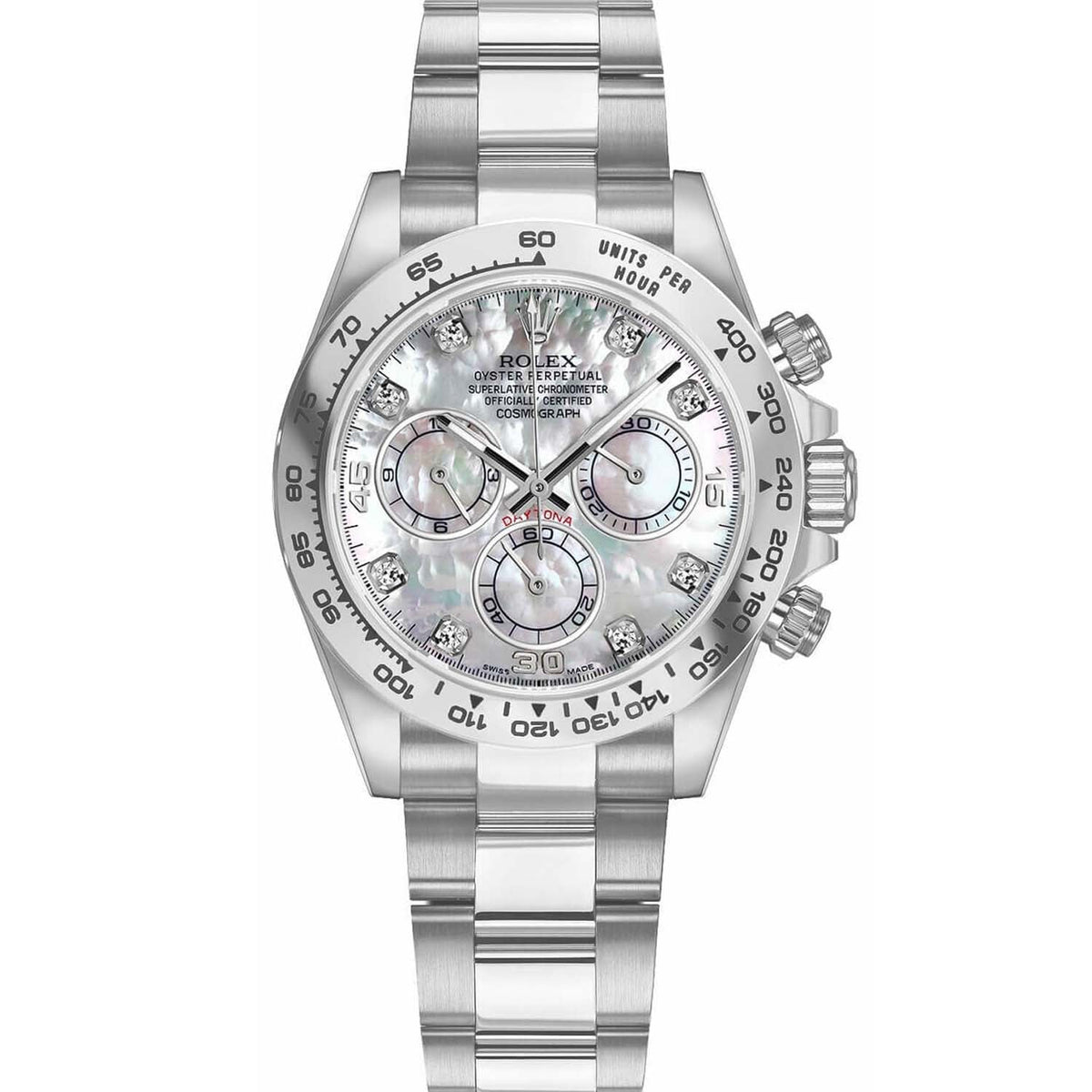 White dial - Silver strap - 40MM
