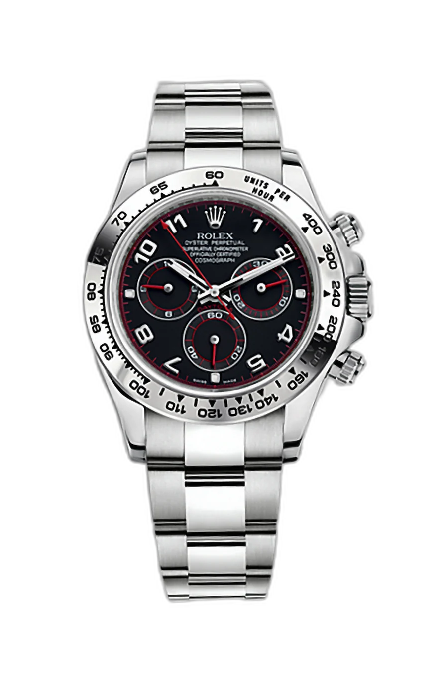 Black dial - Silver strap - 40 mm