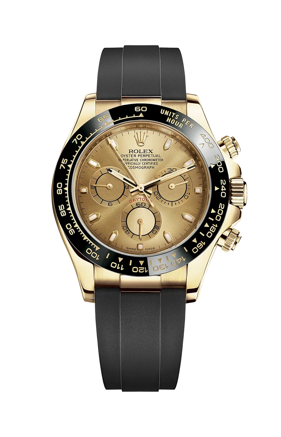 Gold dial - Black strap - 40MM
