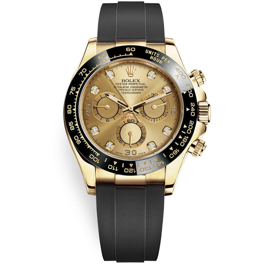 Gold dial - Black strap - 40MM