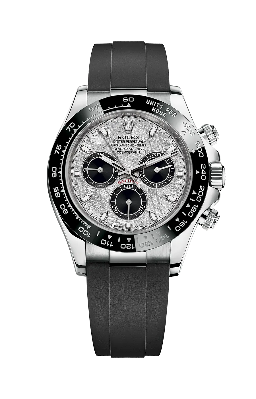 Silver Grey Dial - Black Strap - 40MM