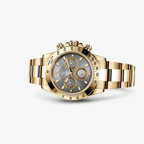 Grey dial - Gold strap - 40 mm