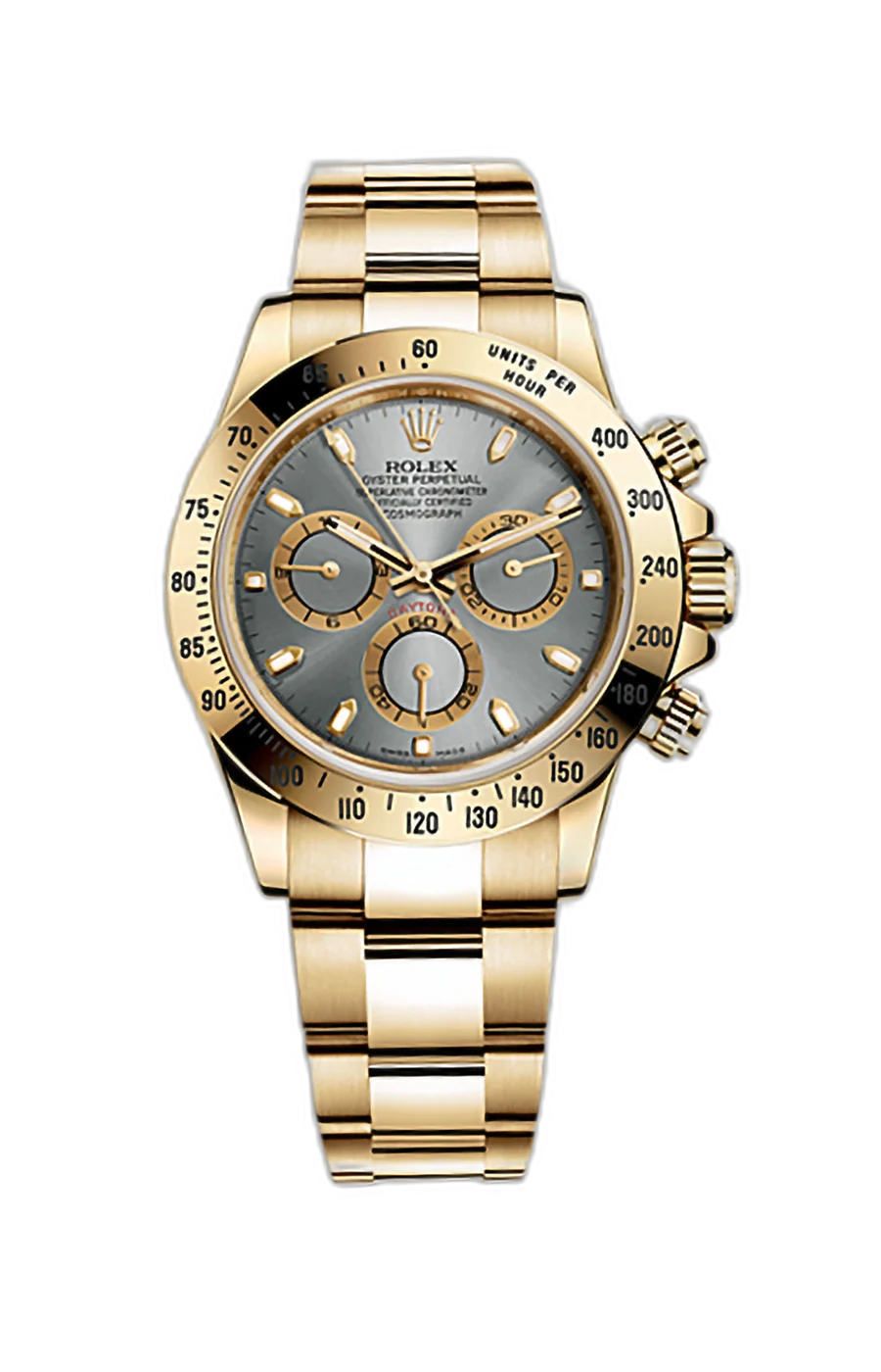 Grey dial - Gold strap -40MM