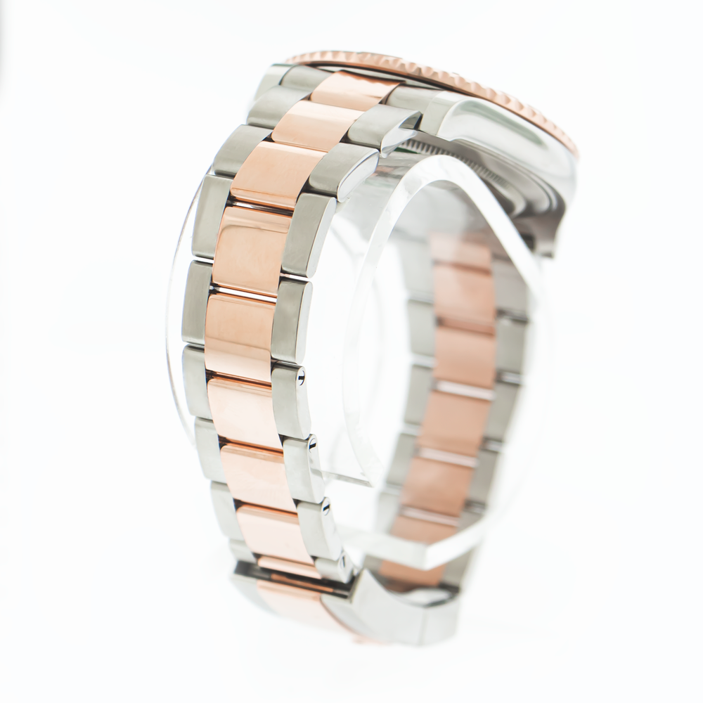 Black Dial Watch - Gold-337MM