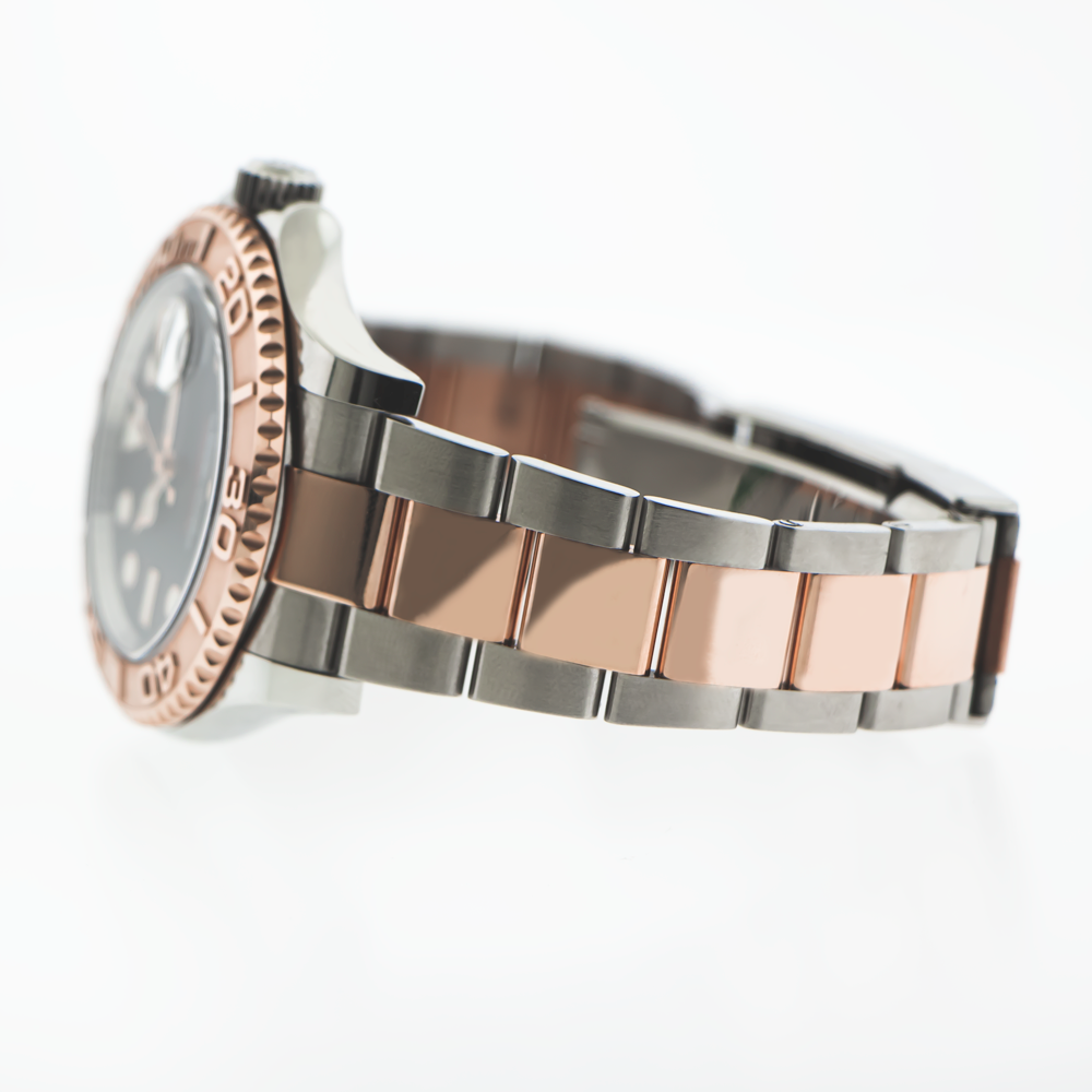 Black Dial Watch - Gold-337MM