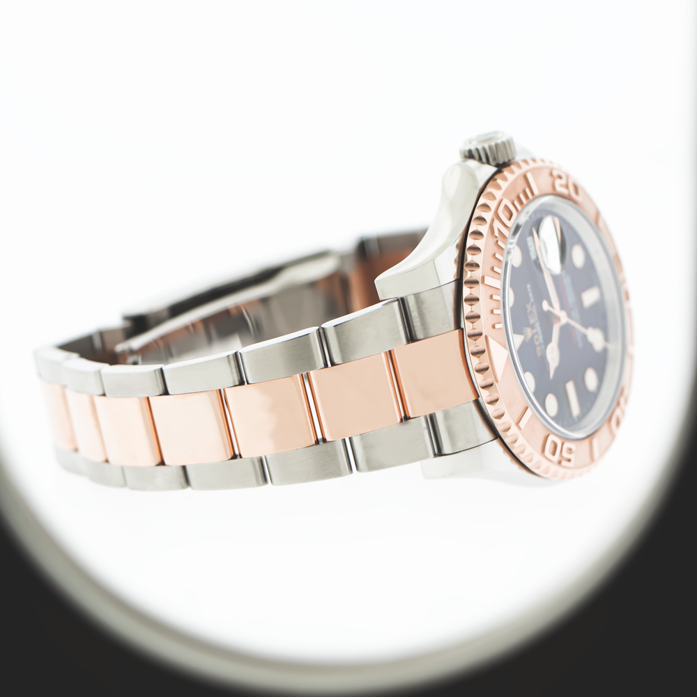 Black Dial Watch - Gold-337MM