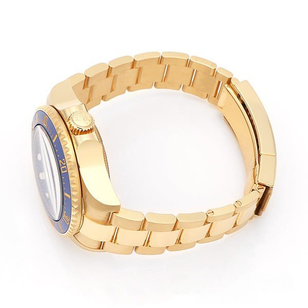 Blue dial watch-gold-44MM