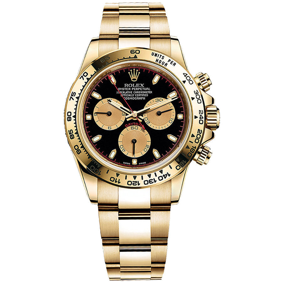 Black/Champagne dial - Gold strap -40MM