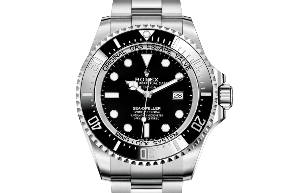 Black Dial Watch-Silver-44MM