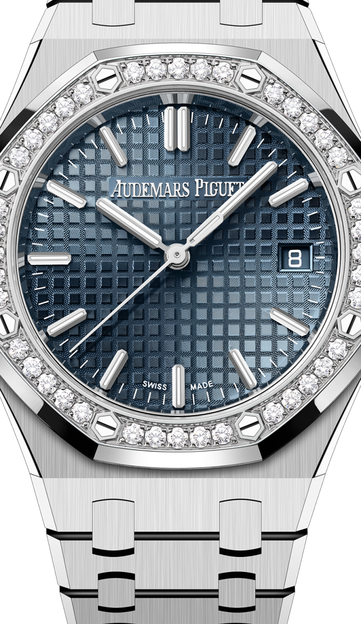 Silver Gold 904L Steel Blue Dial - Watch - 34mm