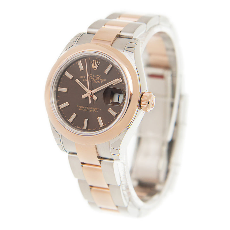Dark Brown Dial Watch - Gold-36MM