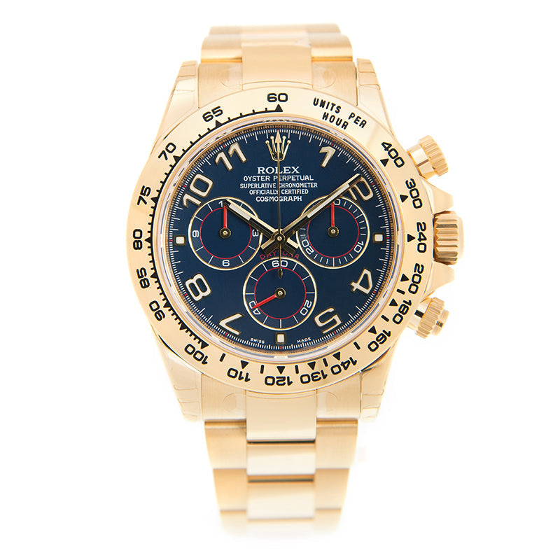 Blue dial - Gold strap -40MM