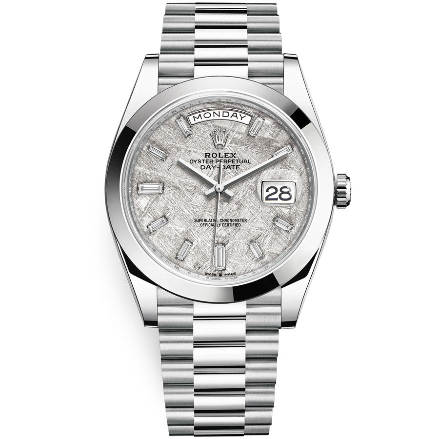 Silver-grey dial - Silver strap - 40 mm