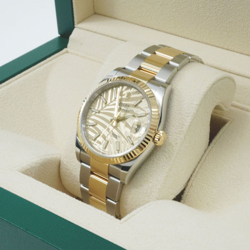 Gold Dial Watch - Two-tone Gold-36MM