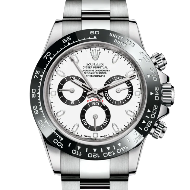 White panda dial - silver strap -40MM
