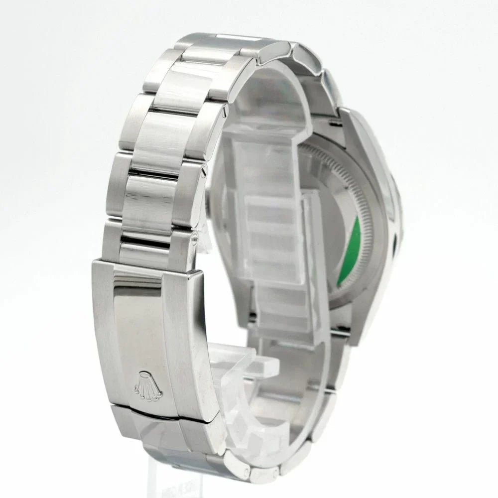 Olive Green Dial Watch -Silver-36MM