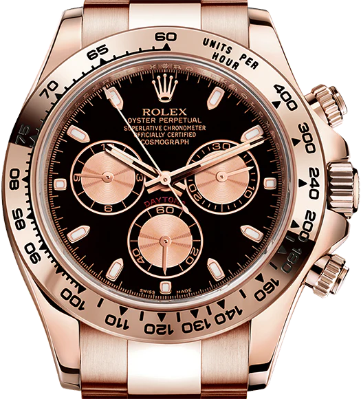 Black dial - Gold strap - 40 mm