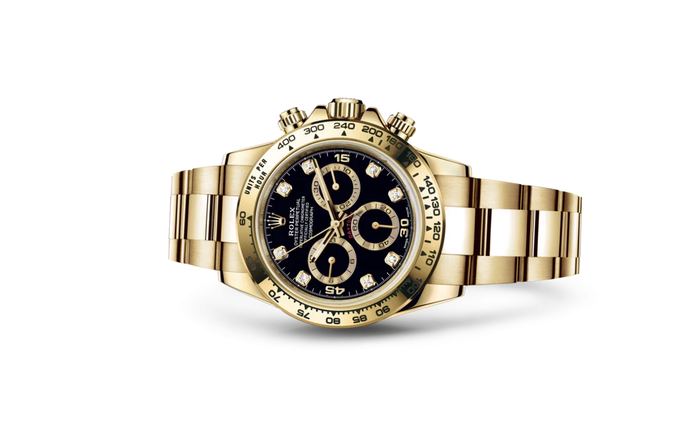 Luxury Watch Black Set with Diamonds Dial- New 40mm