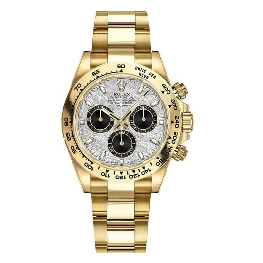 Silver grey dial - gold strap - 40MM