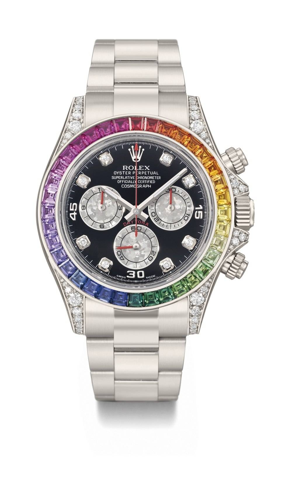 Black panda dial - silver strap -40MM
