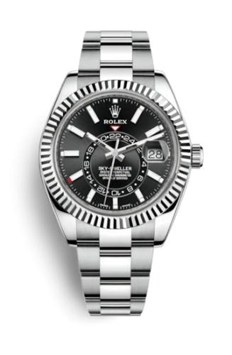 Black Dial Watch - Silver-42MM
