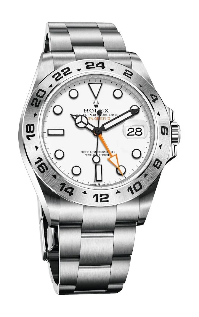 White Dial Watch-Silver-42MM