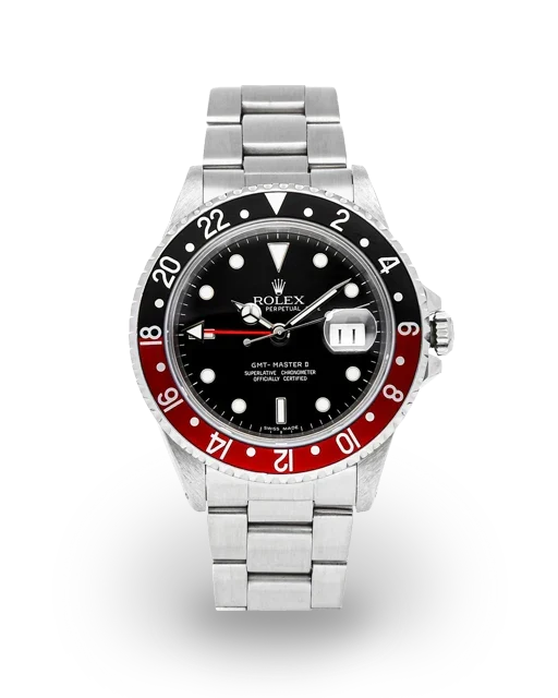 Black Dial Watch-Silver-Coke Bezel-40MM