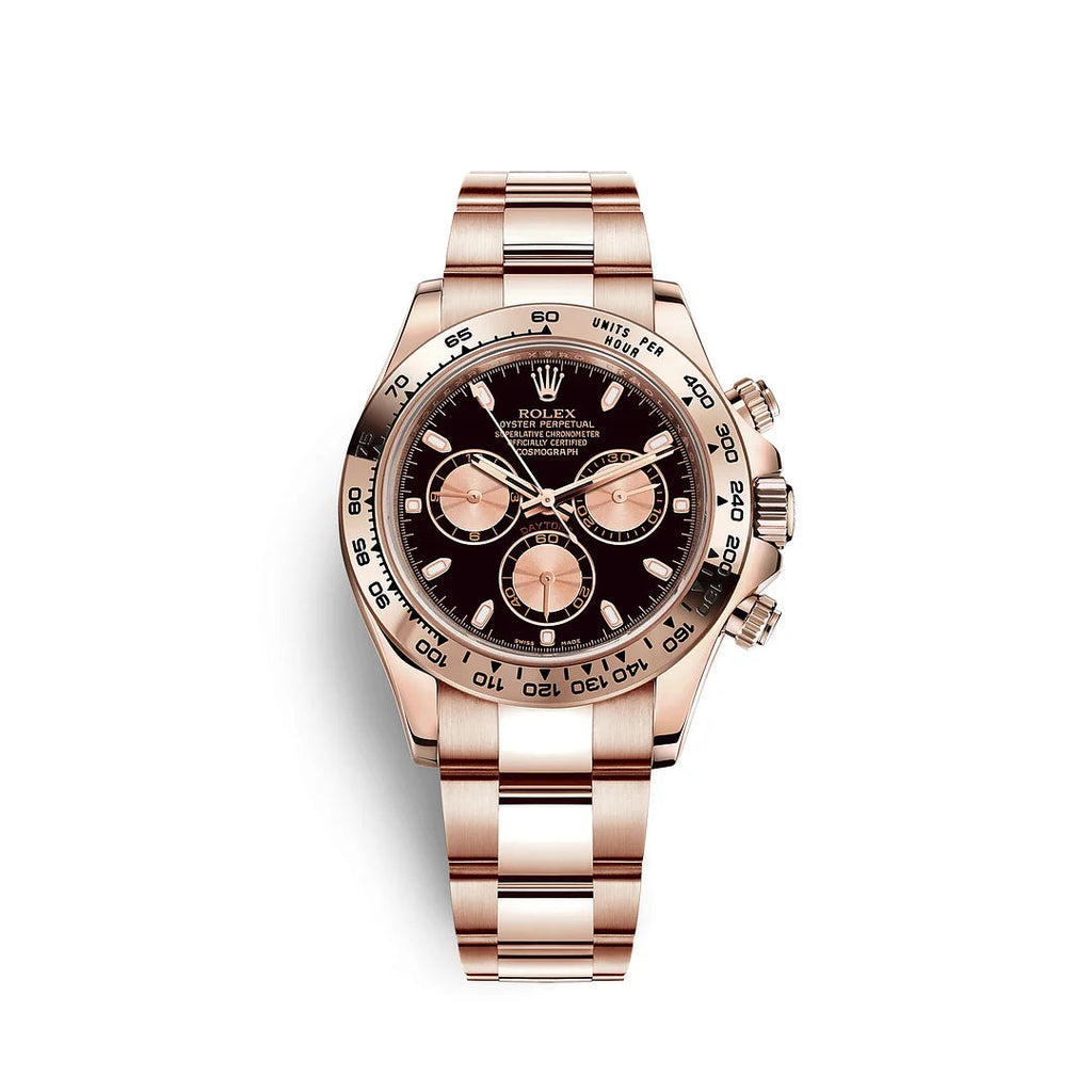 Black dial - Gold strap - 40 mm