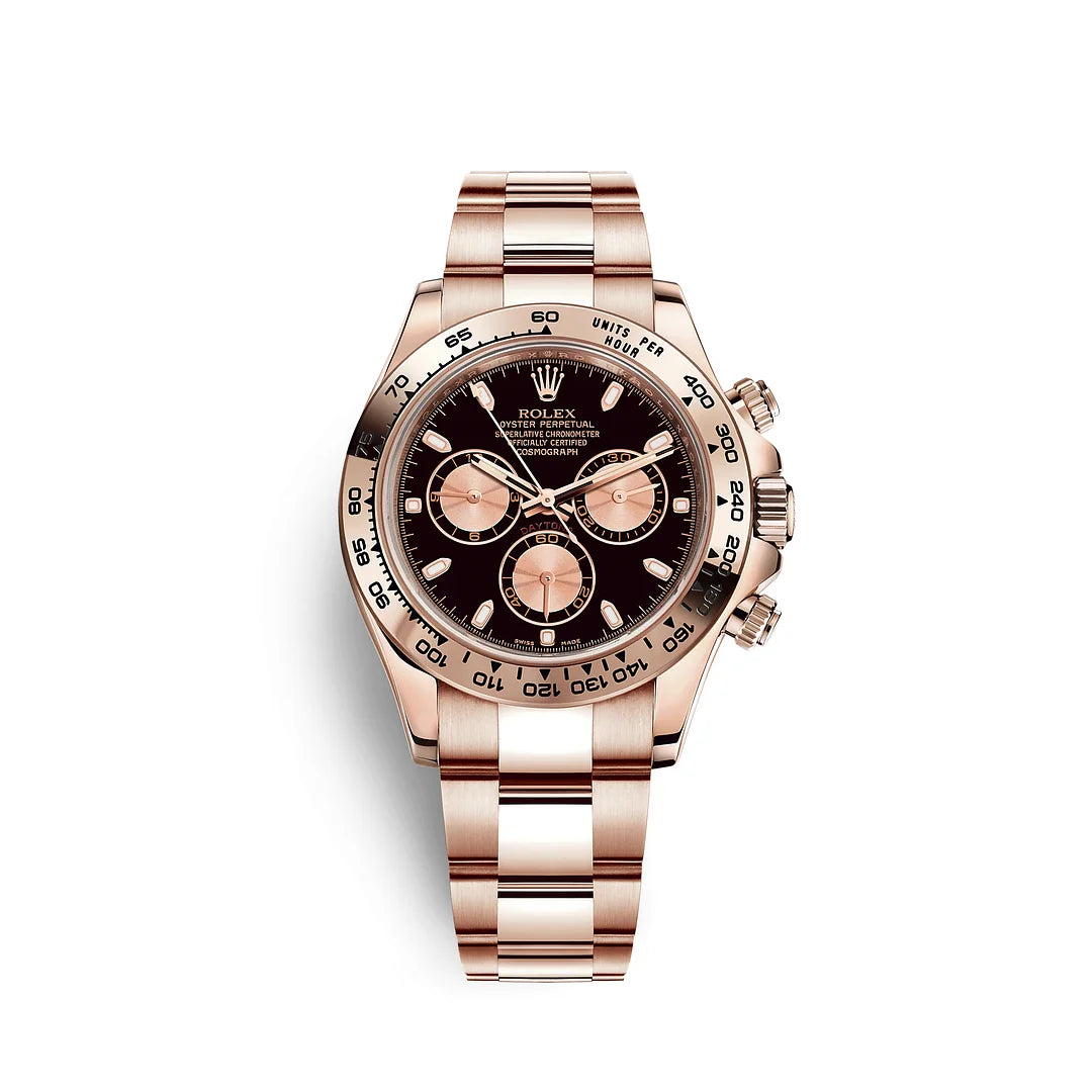 Black dial - Gold strap - 40 mm