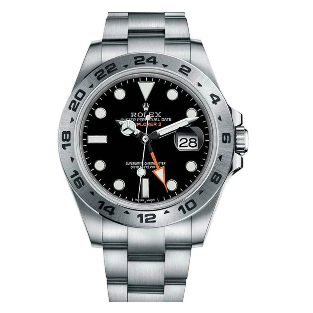 Black Dial Watch-Silver-40MM