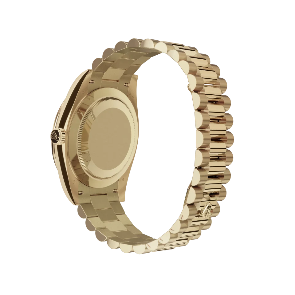 Black dial - Gold strap - 40 mm