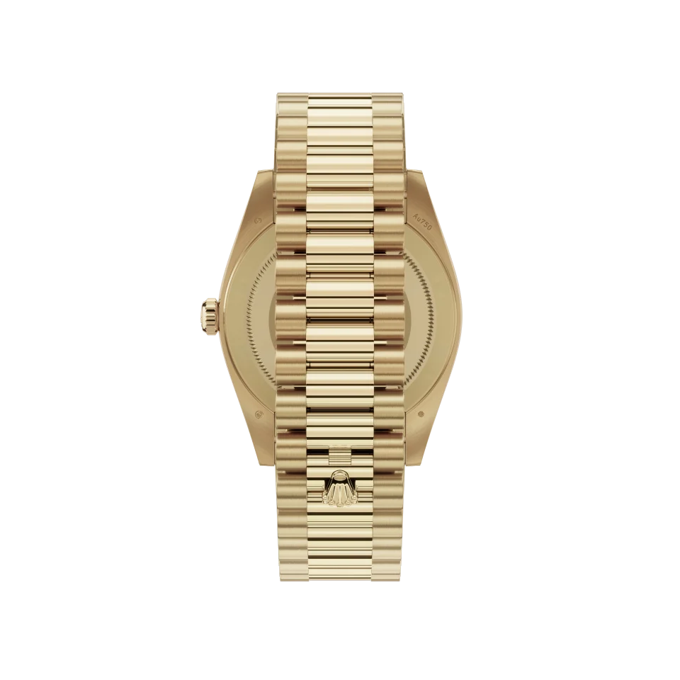 Black dial - Gold strap - 40 mm