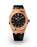 Black 904L steel with black dial - Watch - 37 mm