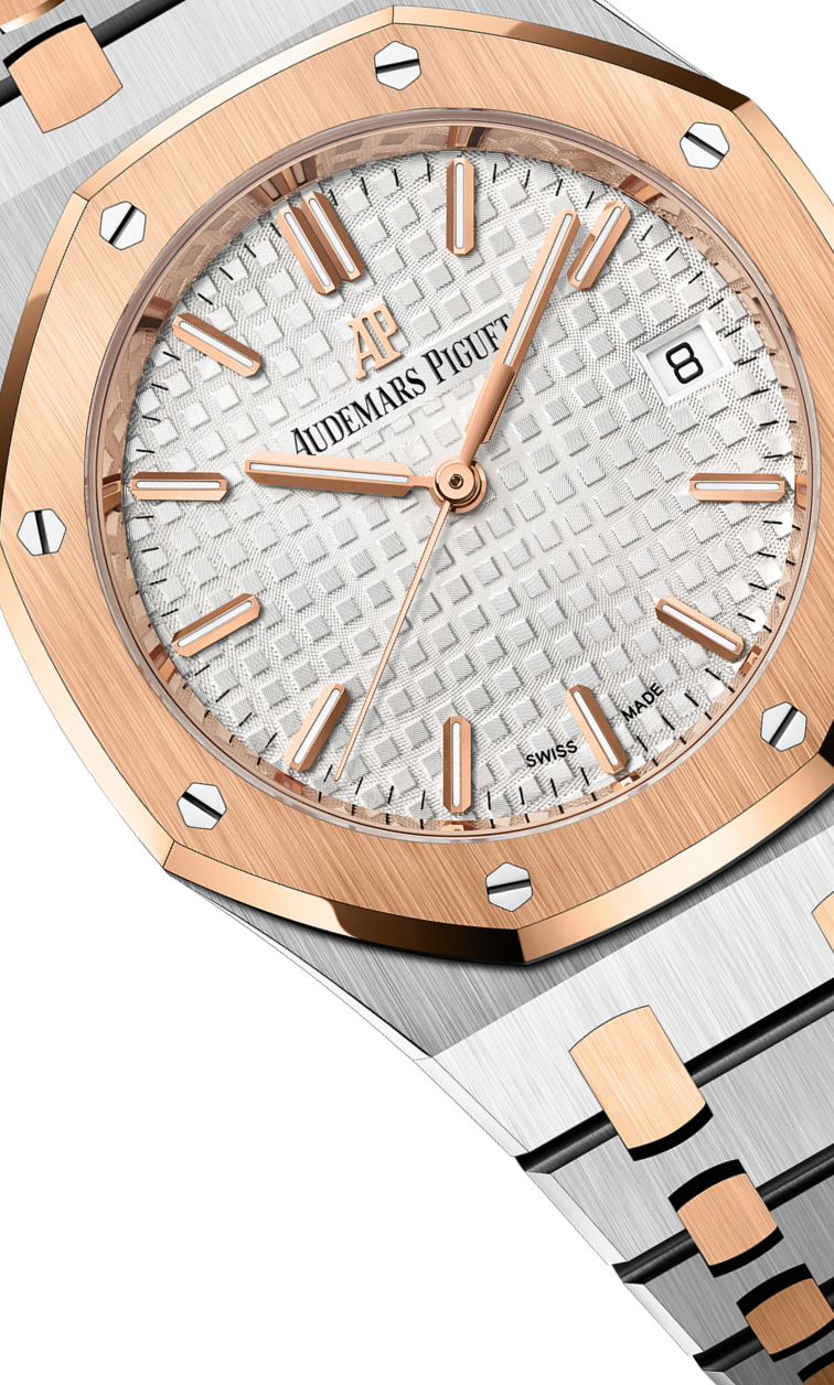 Silver Gold 904L Steel Silver Dial - Watch - 34mm