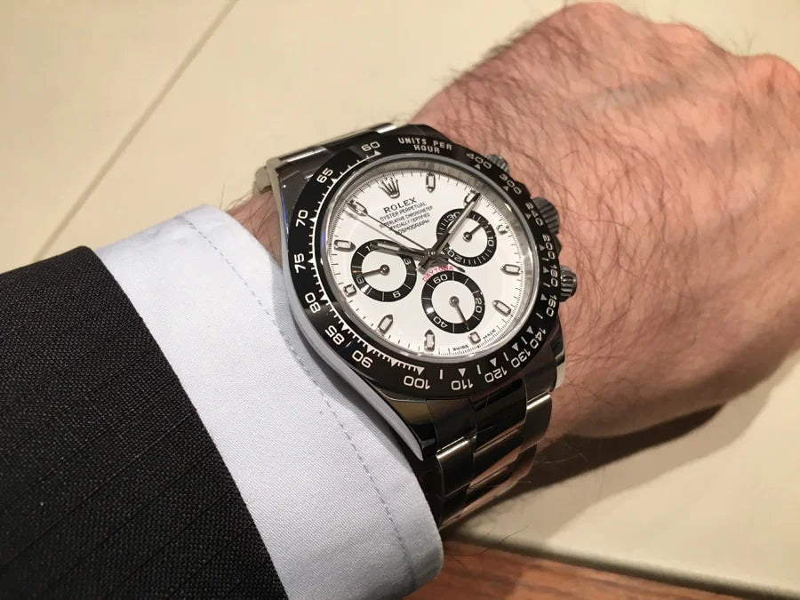 White panda dial - silver strap -40MM