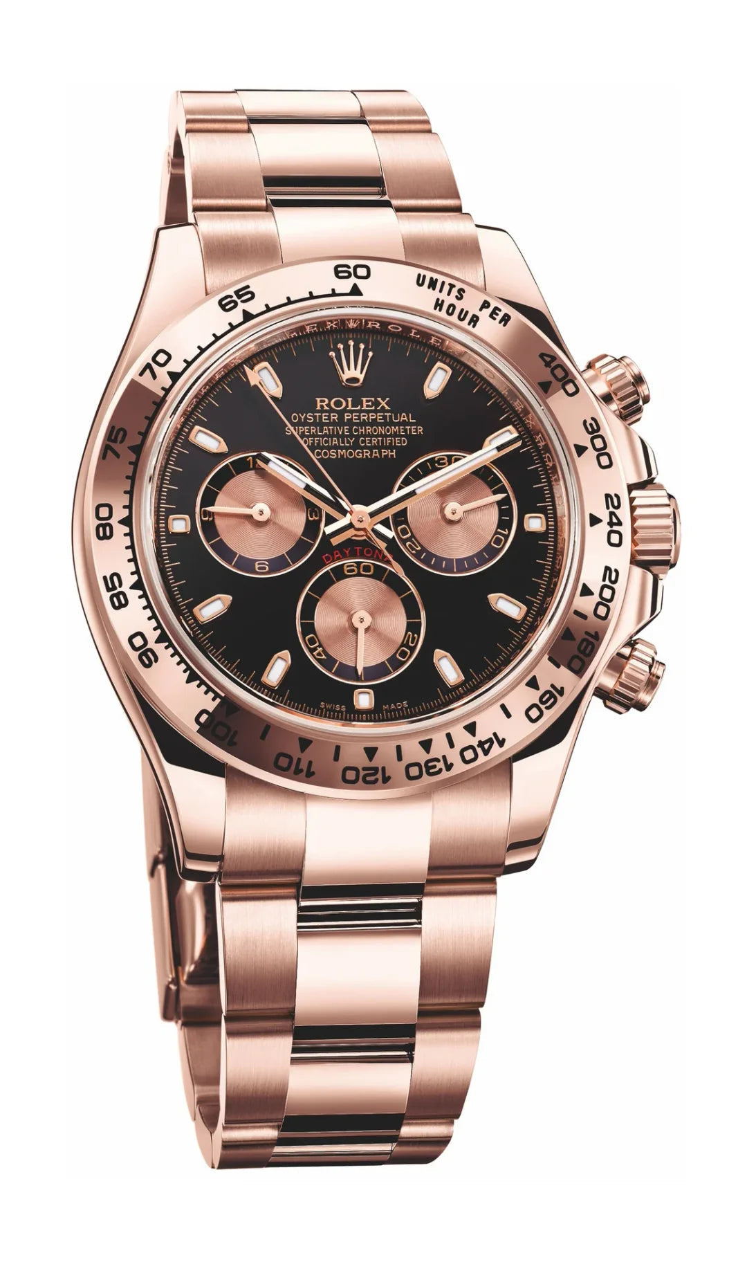Black dial - Gold strap - 40 mm