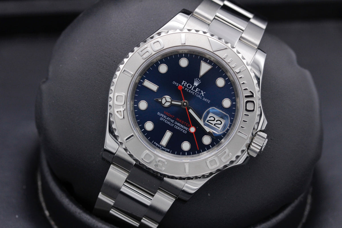 Blue Dial Watch - Silver-40MM