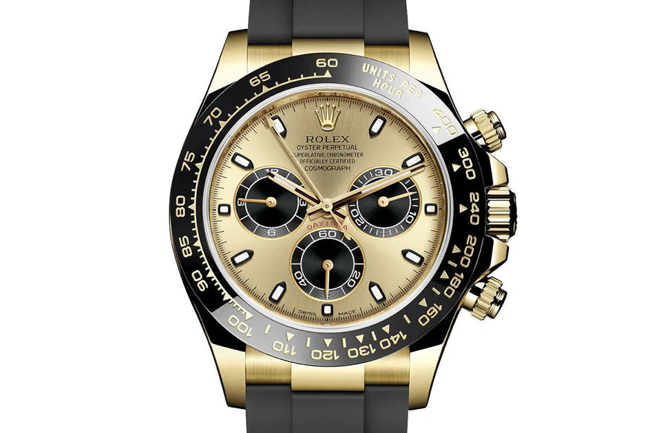 Gold dial - Black strap - 40MM